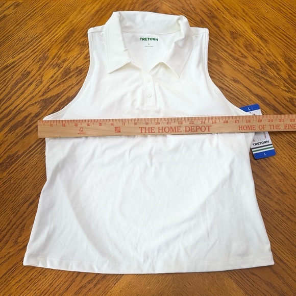 Tretorn ladies sleeveless polo with build in bra nwt - Picture 6 of 9